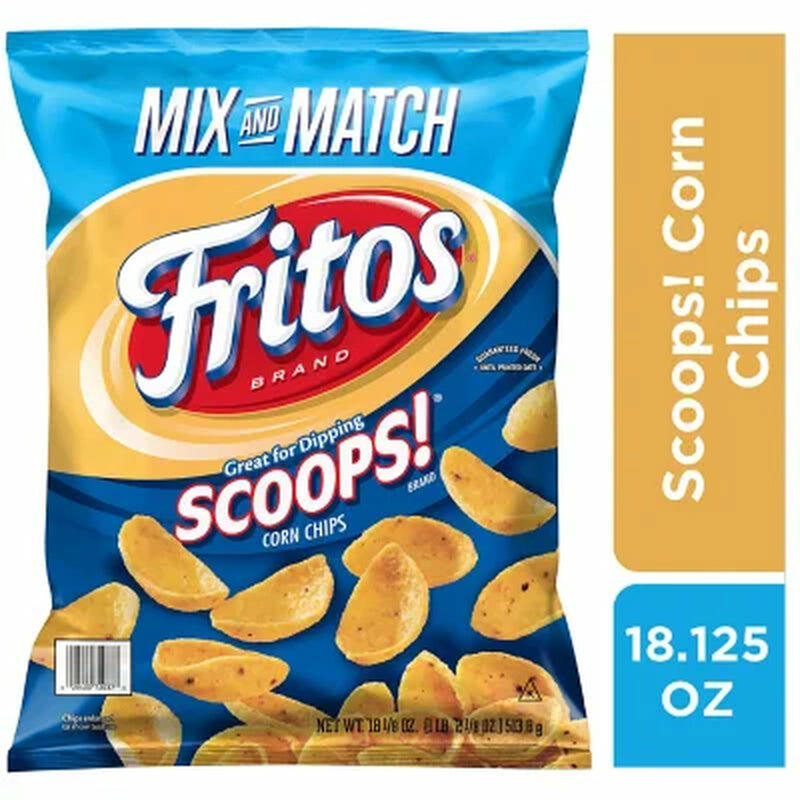 Fritos Scoops! Corn Chips, 18.125 Oz.