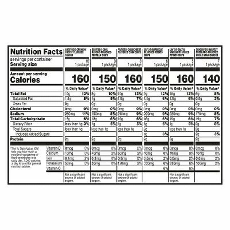 Frito-Lay Flavor Mix Chips, Variety Pack, 50 Pk.