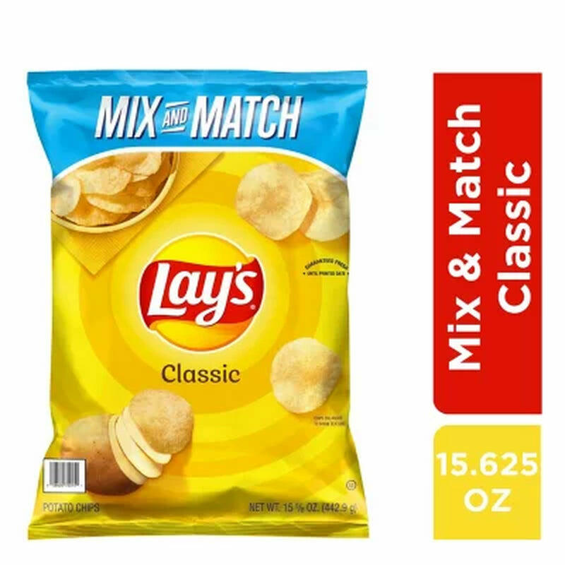 Lay's Classic Potato Chips, 15.625 Oz.