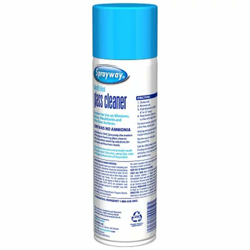 Sprayway Glass Cleaner, 19 Oz., Choose Pack Size