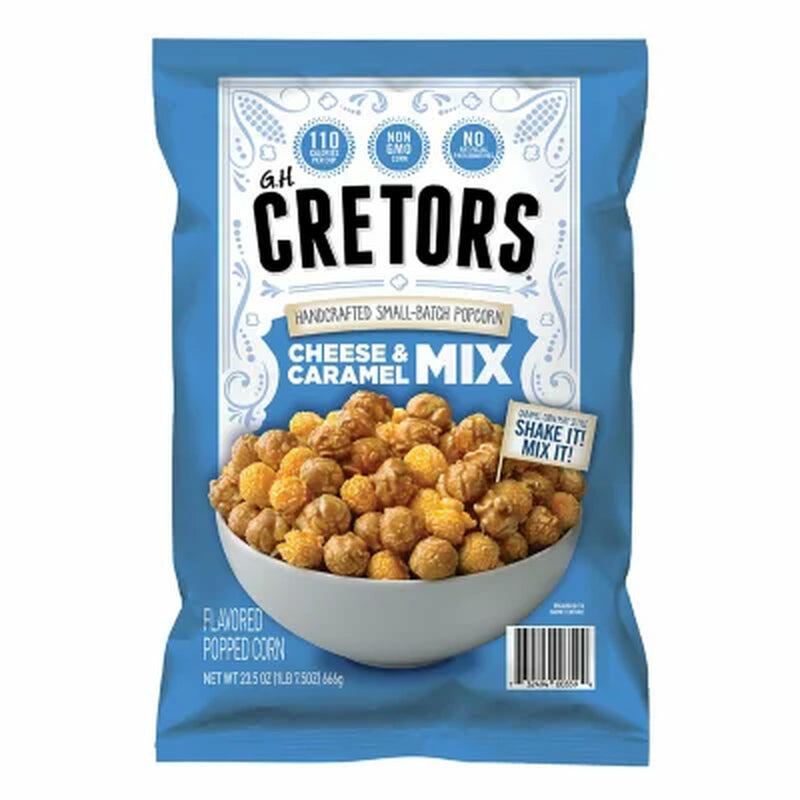 CRETORS Cheese & Caramel Flavored Popcorn Mix, 23.5 Oz.