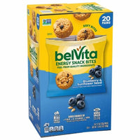 Belvita Blueberry Energy Snack Bites, 1.12 Oz., 20 Pk.
