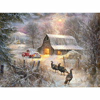 Sunsout Turkey Road 1000 Pc Thanksgiving Jigsaw Puzzle 69868