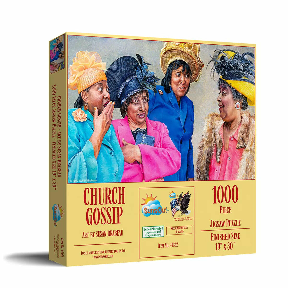 Sunsout Church Gossip 1000 Pc Jigsaw Puzzle 44362