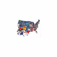 Sunsout America the Beautiful 1000 Pc Special Shape Jigsaw Puzzle 95995