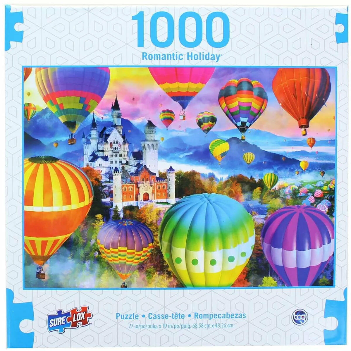 The Canadian Group Romantic Holiday 1000 Piece Jigsaw Puzzle | Neuschwanstein Air Balloon Festival