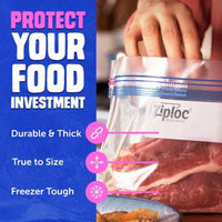 Ziploc Stay Open Design Gallon Freezer Bags, 152 Ct.