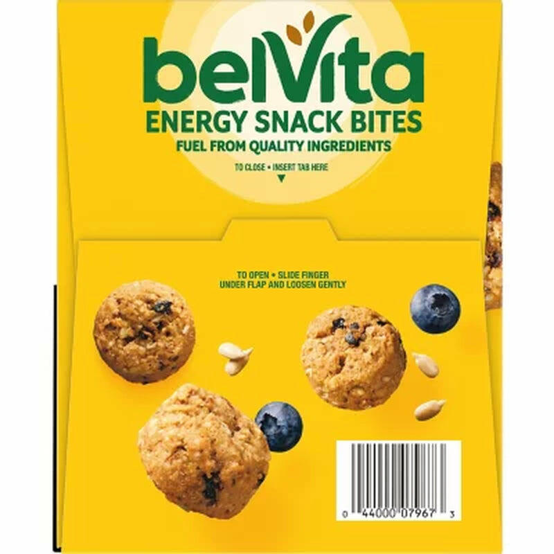 Belvita Blueberry Energy Snack Bites, 1.12 Oz., 20 Pk.