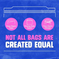 Ziploc Stay Open Design Gallon Freezer Bags, 152 Ct.