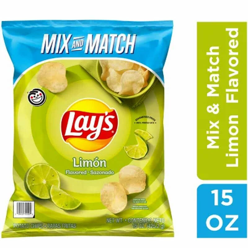 Lay's Limon Potato Chips, 15 Oz.
