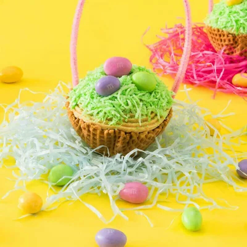 M&M's Peanut Chocolate Pastel Easter Candy Jar 62 Oz.