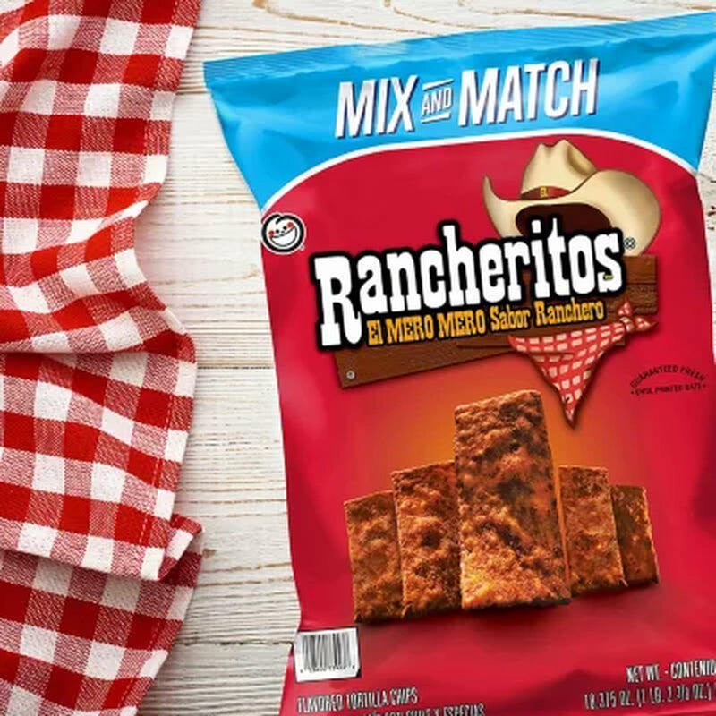 Rancheritos El Mero Sabor Ranchero Flavored Tortilla Chips, 18.37 Oz.