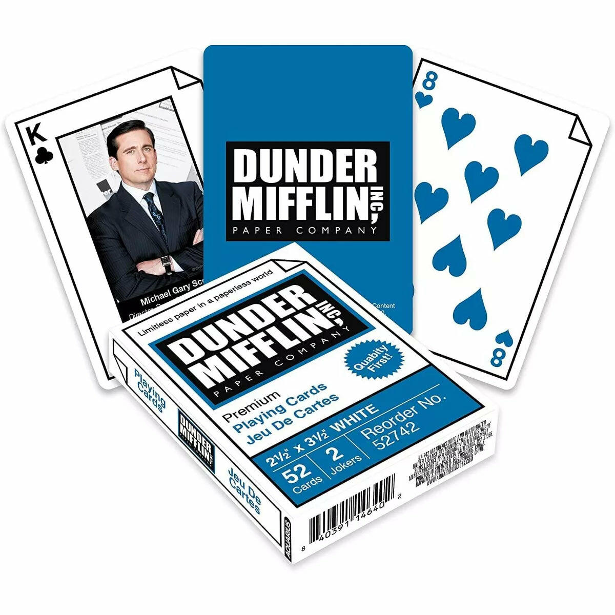 Aquarius Puzzles the Office Dunder Mifflin Playing Cards | 52 Card Deck + 2 Jokers
