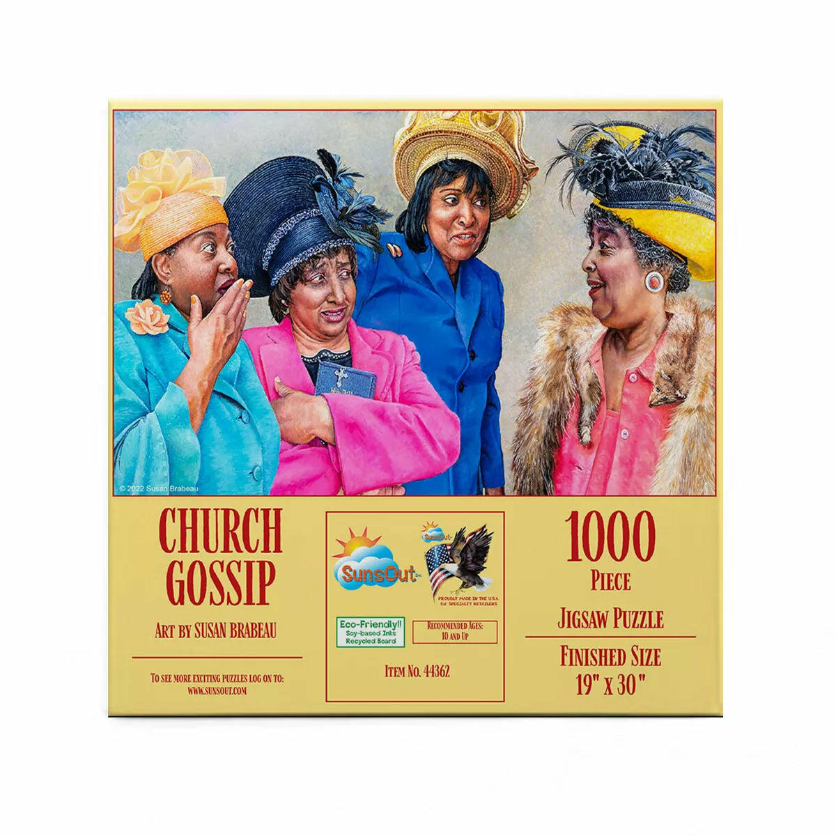 Sunsout Church Gossip 1000 Pc Jigsaw Puzzle 44362