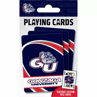Masterpieces Officially Licensed NCAA Gonzaga Bulldogs Playing Cards - 54 Card Deck for Adults.