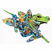 Sunsout Paradise Frogs 1000 Pc Special Shape Jigsaw Puzzle 95780