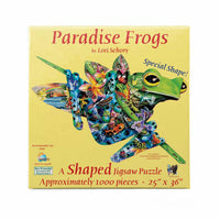 Sunsout Paradise Frogs 1000 Pc Special Shape Jigsaw Puzzle 95780