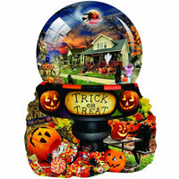 Sunsout Halloween Globe 1000 Pc Special Shape Halloween Jigsaw Puzzle 96064