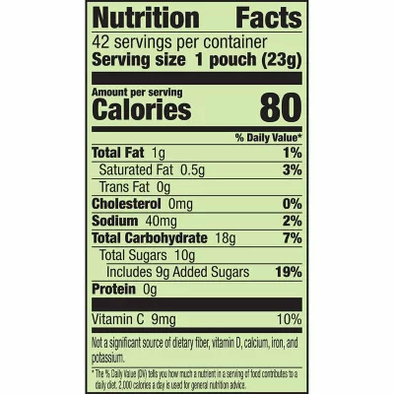 Super Sour Gushers 0.8 Oz., 42 Pk.