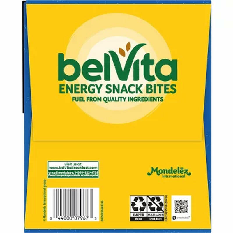 Belvita Blueberry Energy Snack Bites, 1.12 Oz., 20 Pk.