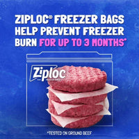 Ziploc Stay Open Design Gallon Freezer Bags, 152 Ct.