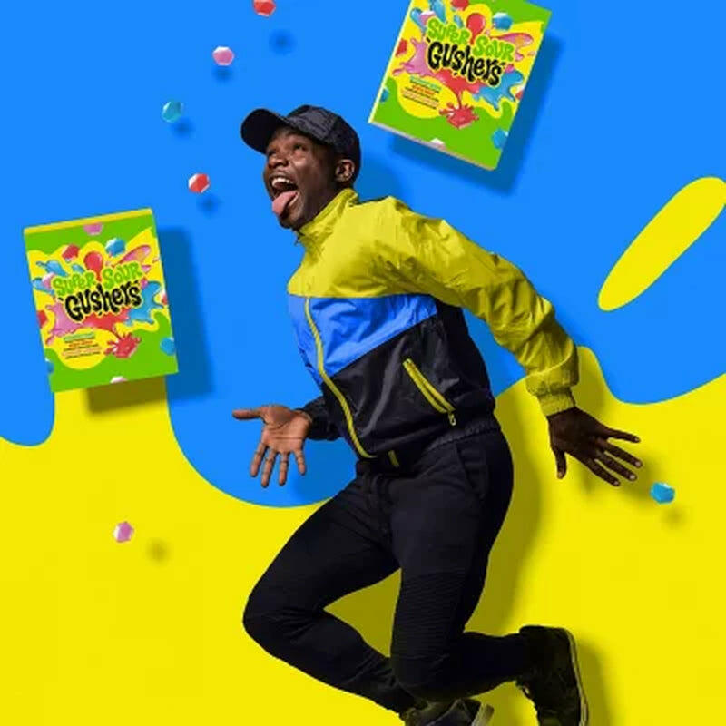 Super Sour Gushers 0.8 Oz., 42 Pk.