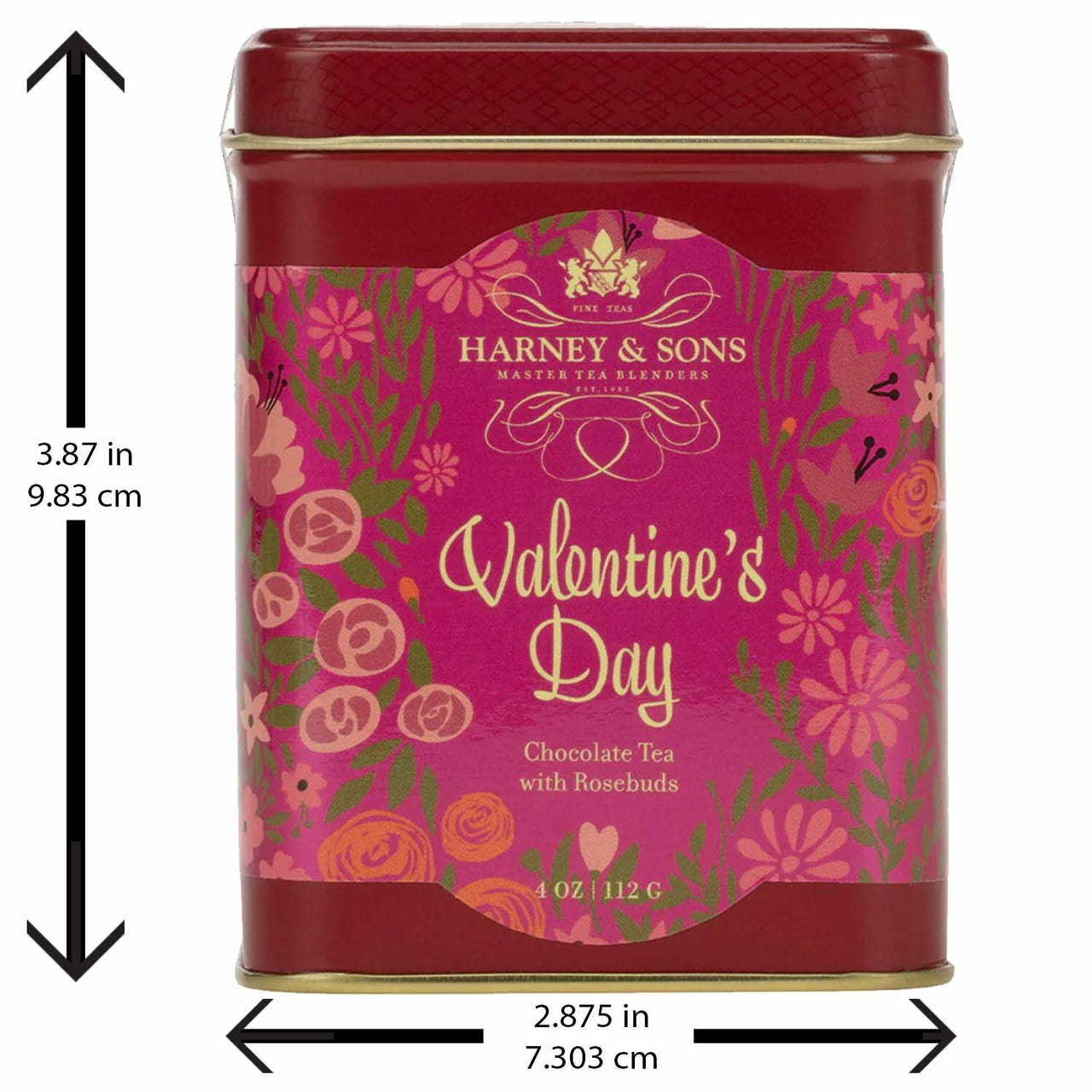 Harney & Sons Valentine's  Tea, Chocolate, 4 Ounce