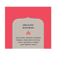 Harney & Sons Premium Tea, Organic Rooibos Herbal Tea, Individually Wrapped Tea Bags, 20/box