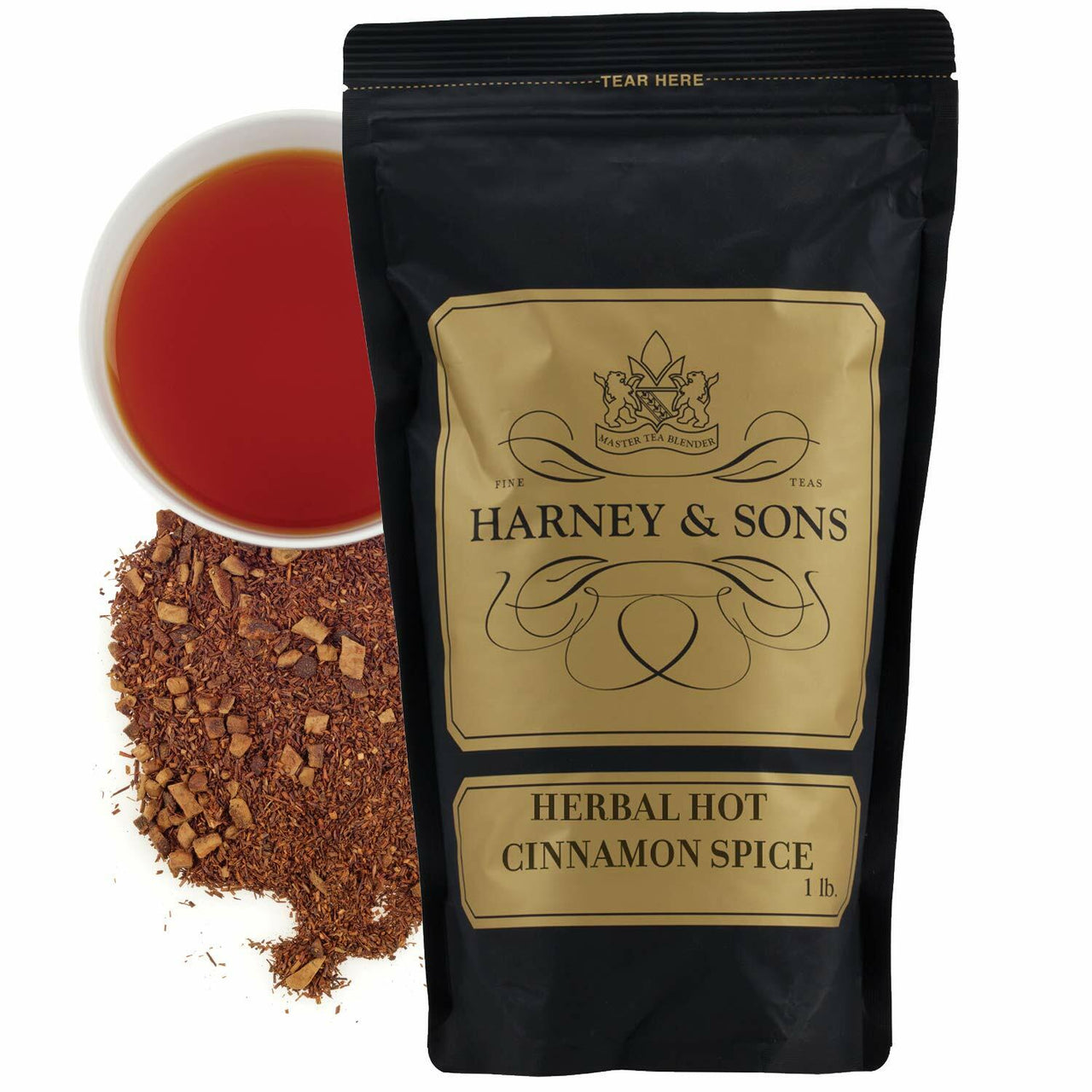 Harney & Sons Herbal Hot Cinnamon Spice | 16oz Loose Leaf Tea