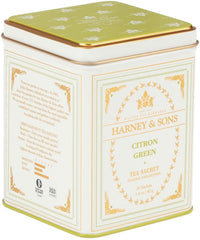 Harney & Sons Citron Green Tea, White, 20 Count (Pack of 1)