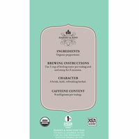Harney & Sons Premium Organic Herbal Tea, Peppermint, 20 Count