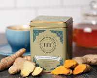Harney & Sons HT Organic Ginger Turmeric Tea, 20 Sachets of Soothing Ginger Turmeric Tea