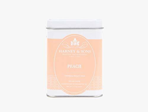 Harney & Sons Peach Fruit Tea | 4 ounce loose Herbal Peach Fruit Tea