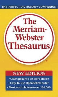 The Merriam-Webster Thesaurus - Mass Market Paperback - VERY GOOD