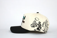 De Rancho Dessert Skull A-frame Hat (CREAM/BLACK)