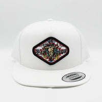De Rancho Bull Aztec White Hat