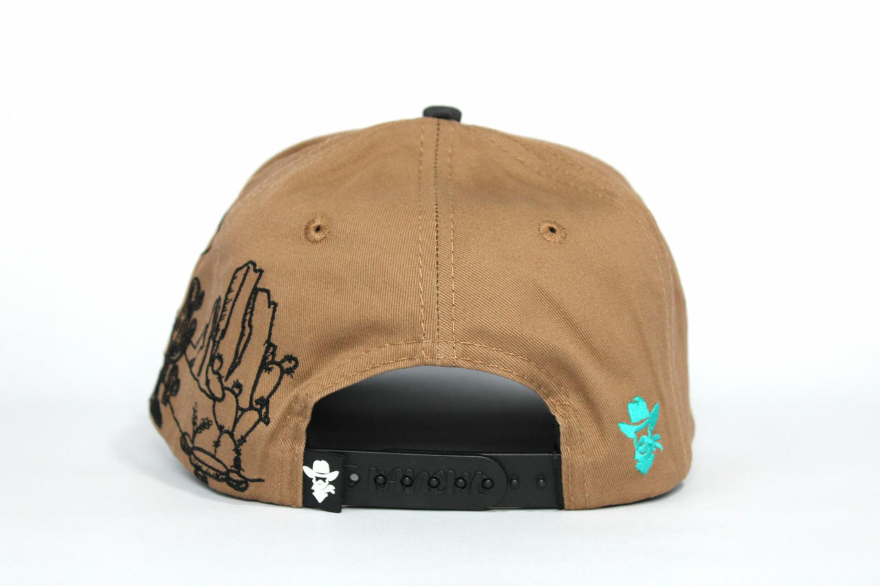 De Rancho Dessert Skull A-frame Hat (BROWN)