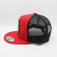 De Rancho Round Patch (RED/BLACK) Hat