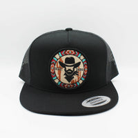 De Rancho Round Patch (BLACK) Hat