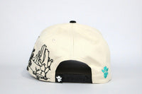 De Rancho Dessert Skull A-frame Hat (CREAM/BLACK)