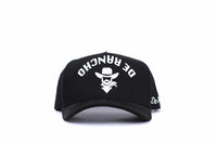 De Rancho A-frame Hat Backwards White Logo (BLACK) Dr267