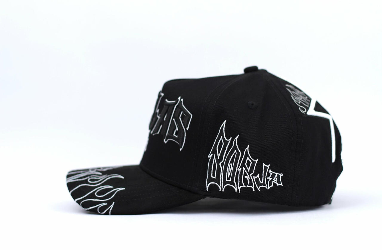 De Rancho A-frame Hat Dallas (BLACK) Dr271