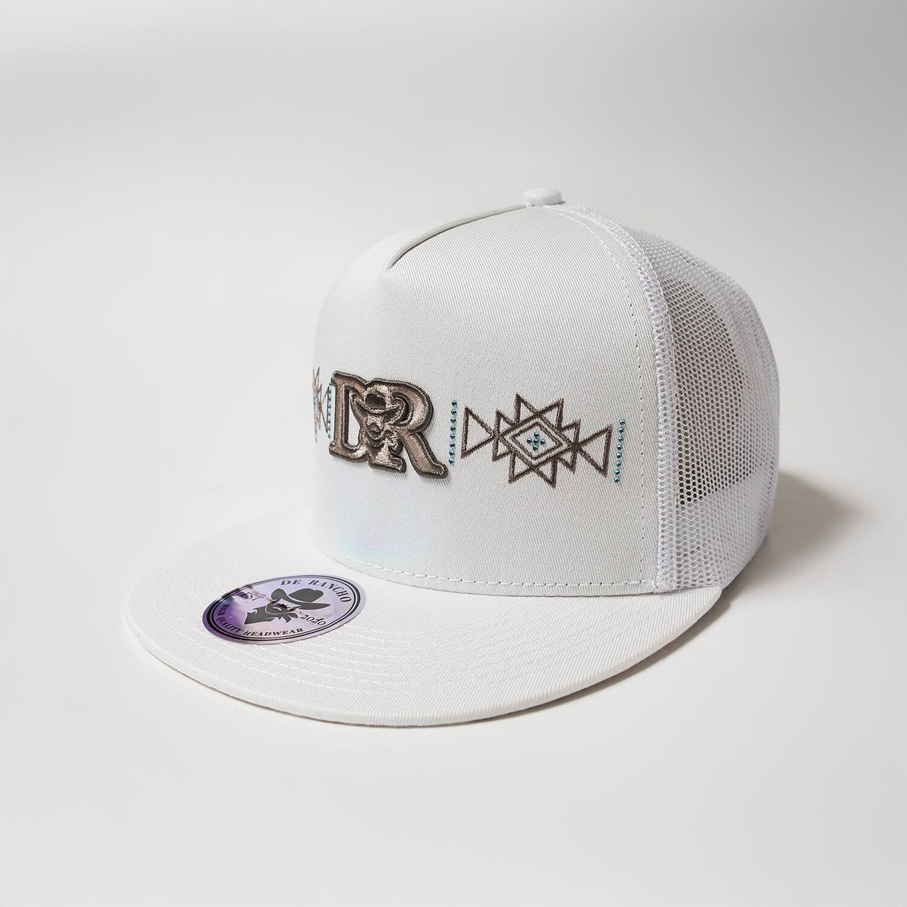 De Rancho Crystals (WHITE) Dr084 Hat