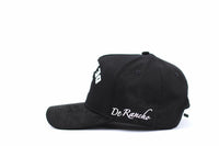 De Rancho A-frame Hat Backwards White Logo (BLACK) Dr267