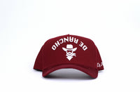 De Rancho A-frame Hat Backwards Logo (BURGUNDY) Dr264