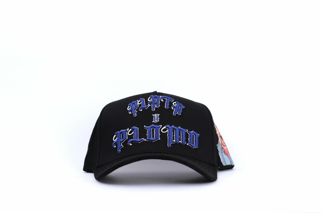 De Rancho A-frame Hat Plata O Pluma (BLACK) Dr273