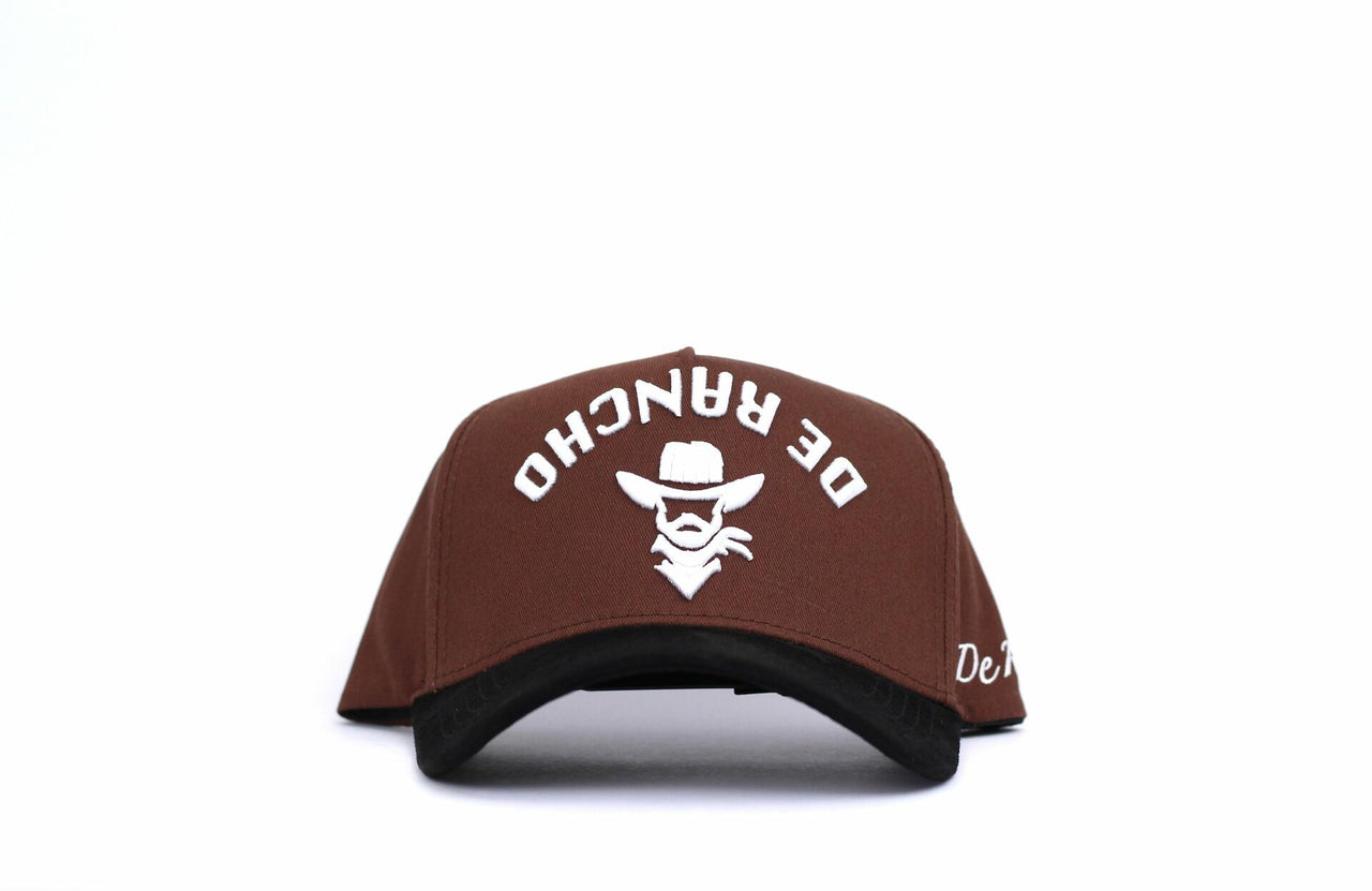 De Rancho A-frame Hat Backwards Logo (BROWN) Dr265