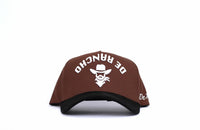 De Rancho A-frame Hat Backwards Logo (BROWN) Dr265
