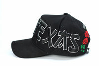 De Rancho A-frame Hat Selena - Texas (BLACK)