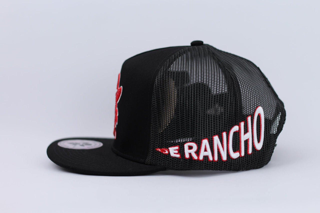 De Rancho Red Rider Hat (BLACK) Dr254